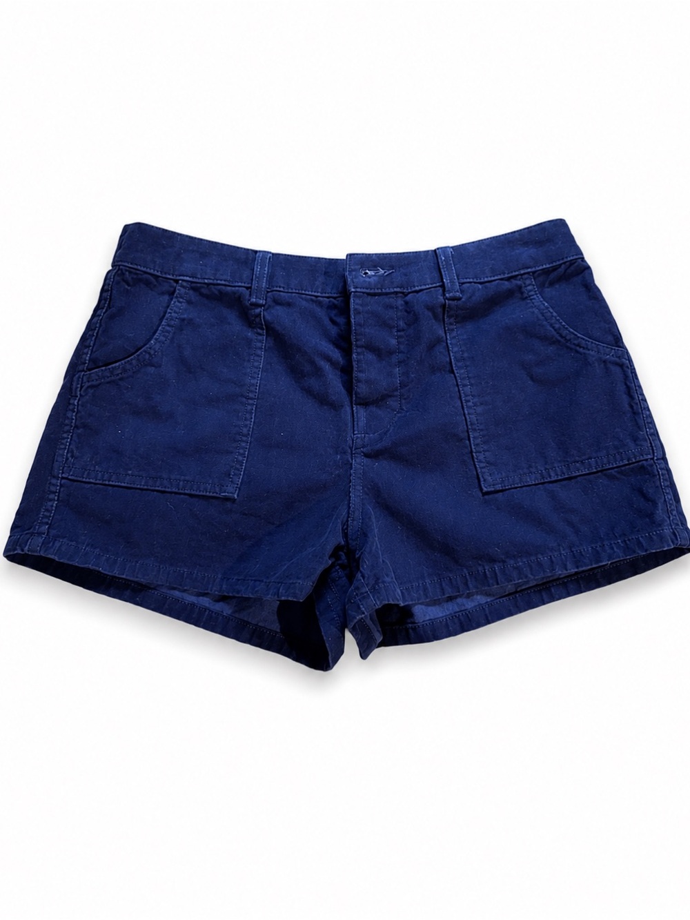 Birdwell Women’s Classic Corduroy Shorts in Navy SURF Calif Original Size 8